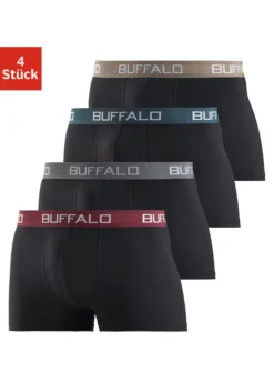 Buffalo Boxer, (Packung, 4 St.), Unifarbene Retro Pants -Bikini Mode Geschaft cb242d5c4eae5f5b8f3899f73aa2e76f