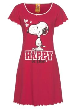Peanuts Nachthemd, Mit Snoopy Print Und Kräuselsäumen -Bikini Mode Geschaft cb9029534daf7b9ea8b1e5fd3d6108d4