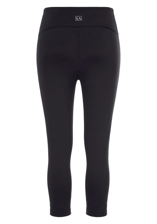 LASCANA ACTIVE Caprileggings, Mit Kleiner Raffung 5 LASCANA ACTIVE Caprileggings, Mit Kleiner Raffung – Bild 3