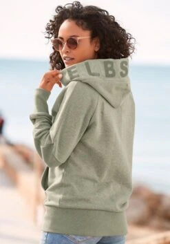 Elbsand Kapuzensweatjacke »Kelina«, Mit Logostickerei Auf Der Kapuze -Bikini Mode Geschaft cc5237293bb129c2a4d4381fe80c7851