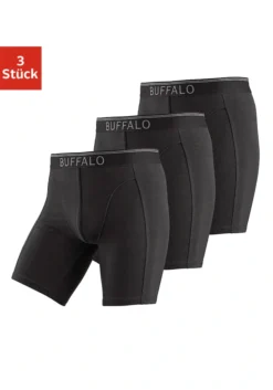 Buffalo Boxer, (Packung, 3 St.), In Langer Form Ideal Auch Für Sport Und Trekking