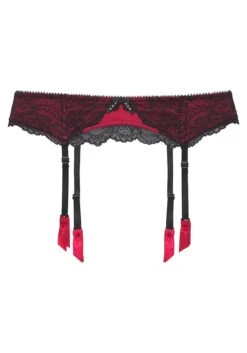 JETTE Strapsgürtel, Mit Farbig Unterlegter Spitze -Bikini Mode Geschaft cdbbc3fa293bb64da8c528dd4ed1fb7d