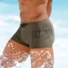 Bruno Banani Boxer-Badehose, Mit Seitlichem Print