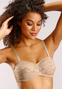 Nuance Bügel-BH, Mit Abnehmbaren Trägern Und Details Aus Blumiger Spitze, Dessous -Bikini Mode Geschaft d07ceca5584f77bd834488815d9fb272