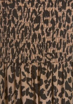 Buffalo Midikleid, Mit Gesmoktem Oberteil Und Animalprint -Bikini Mode Geschaft d135c1e9952eef15ea35d8eae0d3ffb0