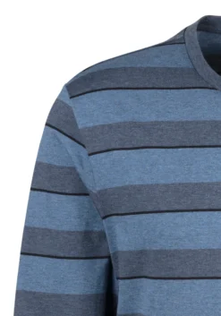 H.I.S Pyjama, (2 Tlg., 1 Stück), Mit Aufwendig Gestreiftem Oberteil -Bikini Mode Geschaft d16f77ca01f538a17b059428753f8946