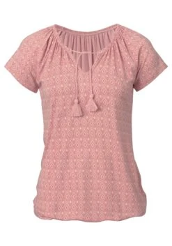 Vivance T-Shirt, (2er-Pack), Mit Leicht Gerafftem Ausschnitt -Bikini Mode Geschaft d2394bba09bf2c72123f78494bc051c2