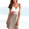 Beachtime Strandkleid, Mit Color-Blocking-Optik -Bikini Mode Geschaft d2794f7b136de84f849ae90abbd3fbb7