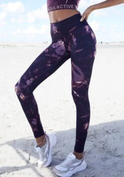 LASCANA ACTIVE Leggings, Mit Allover-Druck -Bikini Mode Geschaft d564838074745d00c71c5d6d4a09d853