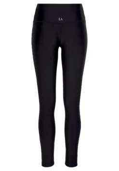 LASCANA ACTIVE Leggings, Mit Glänzendem Logoschriftzug -Bikini Mode Geschaft d6d101a490274134ad613965897f4309