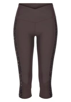 Bench. Caprileggings, Mit Leomuster Und Mesheinsatz -Bikini Mode Geschaft d74c14992b62845da328c74b8cfa40d4