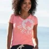 Venice Beach Strandshirt, Mit Logo-Druck -Bikini Mode Geschaft d9ede56e562ae097c974f214058b20c0