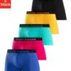 Bruno Banani Boxer, (Packung, 5 St.), Mit Streifen Logo Webbund -Bikini Mode Geschaft dc338ebb6d18799d9c8bae3578560807