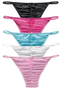 Vivance Stringtanga, (Packung, 5 St.), Vorn Gerafft 12 Vivance Stringtanga, (Packung, 5 St.), Vorn Gerafft -Bikini Mode Geschaft dc60c235f9f92327a207ff405de41e28