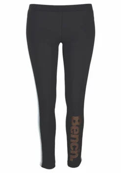 Bench. Leggings, Mit Logodruck In Metalloptik -Bikini Mode Geschaft dd9778c46a47ebabc20bc12957f6ebaf