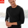 H.I.S Langarmshirt, (Packung, 2er-Pack), Aus Baumwolle Perfekt Als Unterziehshirt