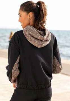 Venice Beach Kapuzensweatshirt, Mit Logodetails -Bikini Mode Geschaft e1b01812a247762f0b004056c9abfd83