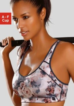 LASCANA ACTIVE Sport-BH, Ohne Bügel, Für Starke Belastbarkeit, Basic Dessous