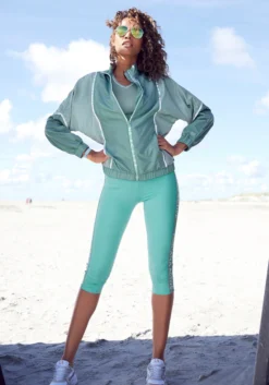 LASCANA ACTIVE Caprileggings, Mit Seitlichem Logotape -Bikini Mode Geschaft e25b594da064553a0ebf1327dc3a1b4b