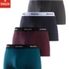 Bench. Boxer, (Packung, 4 St.), Mit Kontrastfarbigem Bund -Bikini Mode Geschaft e27c57dd27acdf7ac69de41c8cc55414