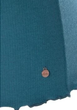 S.Oliver T-Shirt, Aus Geripptem Stoff Mit Kräuselsäumen -Bikini Mode Geschaft e2bc09d32c189b46c617a3d99d40bc84