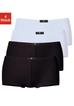 H.I.S Panty, (Packung, 4 St.), Mit H.I.S Label Vorn -Bikini Mode Geschaft e38a83e2b4a4c2461a44ad9b0ad4c783