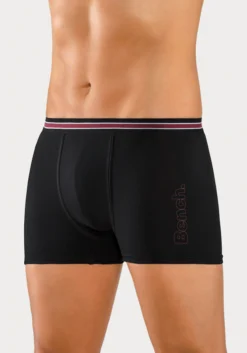 Bench. Boxer, (Packung, 4 St.), Mit Seitlichem Logo Druck -Bikini Mode Geschaft e3ef3dd43b9f8958adc452f3a4fdf305