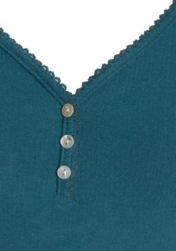 S.Oliver Langarmshirt, Aus Geripptem Stoff Mit Knopfleiste -Bikini Mode Geschaft e43a7a0800b813f37e546eaf5283f32e