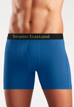 Bruno Banani Langer Boxer, (Packung, 4 St.), Mit Schwarzem Logobund -Bikini Mode Geschaft e5553bdff2e714c285ca8ba4f9e73fed
