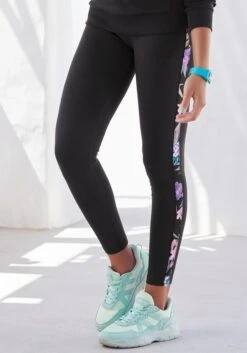 KangaROOS Leggings, Mit Bedrucktem Seitlichem Streifen