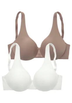 Nuance T-Shirt-BH, (Packung, 2 Stück), Mit Bügel Und Nahtlosen, Doppellagigen Cups, Basic Dessous 34 Nuance T-Shirt-BH, (Packung, 2 Stück), Mit Bügel Und Nahtlosen, Doppellagigen Cups, Basic Dessous -Bikini Mode Geschaft e635024a41bce34b3a6e9fda5fa8a523