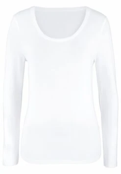 Vivance Langarmshirt, (2er-Pack), Aus Elastischer Baumwoll-Qualität -Bikini Mode Geschaft e6f545a03aa3f500f255feaf059ab1cb