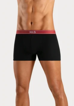 H.I.S Boxer, (Packung, 5 St.), Mit Steifen Und Logo Im Bund -Bikini Mode Geschaft e6f950dc6f76eedb5935a5f7fb885809