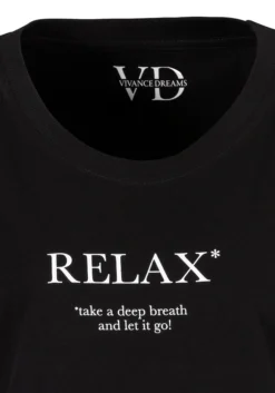 Vivance Dreams Pyjamaoberteil, Mit Statementdruck -Bikini Mode Geschaft e8674f1d69137e226d13883784198c90