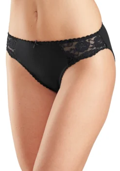 Petite Fleur Jazz-Pants Slips, (Packung, 3 St.), Mit Floraler Spitze Seitlich -Bikini Mode Geschaft e939f311201cb2d45bc5d1ad157e3528