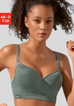 LASCANA ACTIVE Sport-BH, Mit Eingearbeiteten Kissen, Basic Dessous