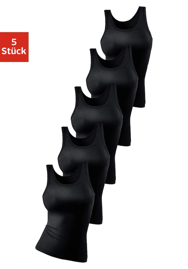 Petite Fleur Unterhemd, (5er-Pack), Aus Weicher Doppelripp-Qualität 3 Petite Fleur Unterhemd, (5er-Pack), Aus Weicher Doppelripp-Qualität