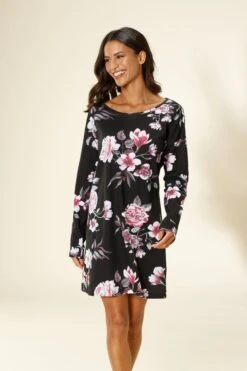 Vivance Dreams Nachthemd, Mit Hortensienmuster -Bikini Mode Geschaft ee8bcb24f5492a24cd07b3d8280d7e45