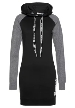 Bench. Sweatkleid, Mit Kapuze Und Farblich Abgesetzten Ärmeln -Bikini Mode Geschaft eec77a1ba8fbb7d849f515f58ba074f3