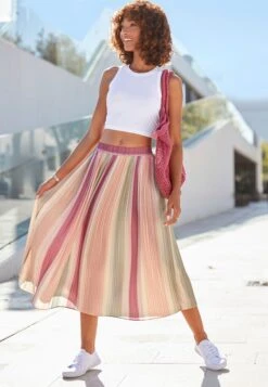 Vivance Plisseerock, Mit Farbverlauf -Bikini Mode Geschaft ef3a915d0c3e2cf4bd71bc4a99ef273f