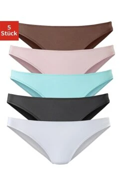 Bikinislip, (Packung, 5 St.), Aus Weicher Microfaserqualität -Bikini Mode Geschaft f024c96135043550dd0bf7068ba5d0f2