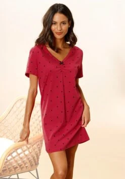 Vivance Dreams Nachthemd, Mit Herzchen-Druck