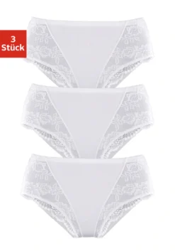 Petite Fleur Formslip, (Packung, 3 St.), Mit Spitze