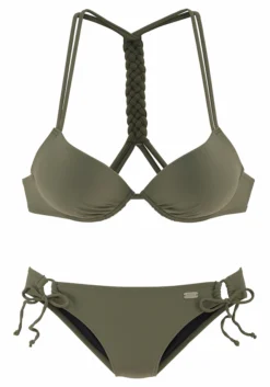 Buffalo Push-Up-Bikini, Mit Geflochtenem Rückendetail -Bikini Mode Geschaft f2918e2135aeedf18aa50a7bc71bba2c