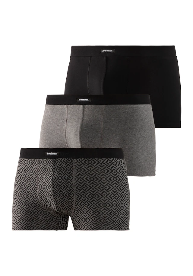Bruno Banani Boxer, (Packung, 3 St.), 1x Mit Modischem Druck 4 Bruno Banani Boxer, (Packung, 3 St.), 1x Mit Modischem Druck – Bild 2