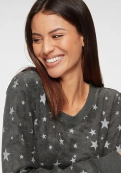 Vivance Dreams Pyjama, (2 Tlg., 1 Stück), Mit Alloverdruck -Bikini Mode Geschaft f6bcba2d1354c5162e4d3f6c7a598ad0