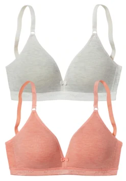 Petite Fleur Bralette-BH, (Packung, 2 Stück), Aus Seidig Glänzendem Modal Dope Dyed, Basic Dessous -Bikini Mode Geschaft f701878b4a7fc9f3b398954aa14405e2