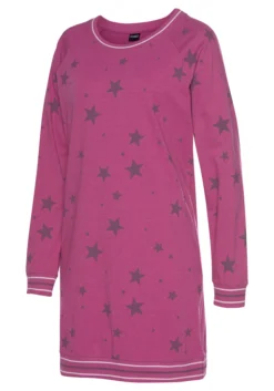 Vivance Dreams Sleepshirt, Mit Angesagtem Sternedruck -Bikini Mode Geschaft f7908c0d9b355635636d3332da4e9f8b