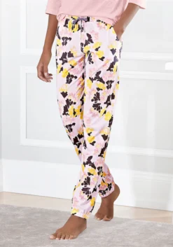 Vivance Dreams Pyjamahose, Im Allover-Muster Mit Velvetband -Bikini Mode Geschaft f7a7c9ff1a904265df9575960baad498