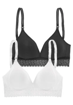 Petite Fleur Still-BH, (Packung, 2 Stück), Mit Weicher Baumwolle Ohne Bügel, Basic Dessous -Bikini Mode Geschaft f7f252e715ffca7cbda9d8d7f83a1f3b